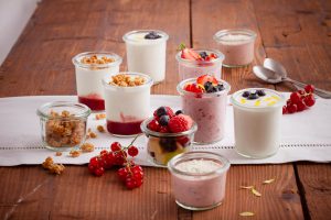 Joghurt und Müesli