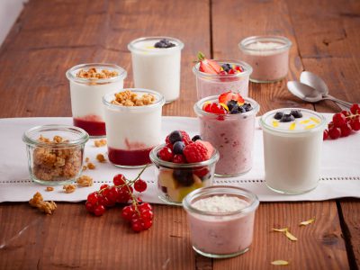 Joghurt und Müesli